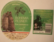 ETYKIETA - BOHEMIA PILSNER - PROPONUJE - MISTRZ BRACTWA - MAREK SULIGA