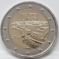 Malta 2 Euro 2026 Valletta UNC