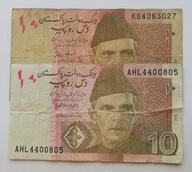 Pakistan 10+10 rupi