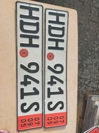 Tablica rejstracyjna samochodowa kolekcjonerska