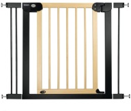 Czarna bramka Icoon 76–104 cm – bezpieczna ochrona dziecka