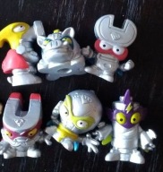 figurki Super Zings kapitan captain srebrne 6 zing