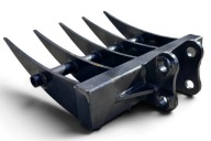 Grabie do minikoparki Interbauer osprzęt