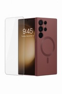 Etui matowe z magnetyczną ładowarką do Samsung Galaxy S25/S25 ultra/S24/S23