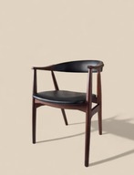 Duńskie krzesło w stylu mid-century modern