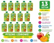 MUSIAK BIO Mus Jabłko Gruszka Dynia 13x100g Mus Owocowo-Warzywny