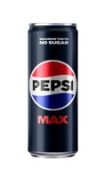 Napój gazowany PEPSI MAX NO SUGAR ORIGINAL 330ml PUSZKA SZWEDZKA