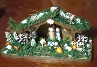 dom i ogród, ozdoby świąteczne, szopka, Boże Narodzenie