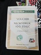 voucher na wydruk zdjęć Foto Film Nowak