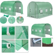 TUNEL FOLIOWY OGRODOWY FOLIAK SZKLARNIA NA WARZYWA OWOCE 250x300x200cm7,5m2