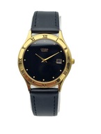 ZŁOCONY GARNITUROWY MĘSKI ZEGAREK NARĘCZNY CITIZEN LATA 90-TE - JEDYNY TAKI