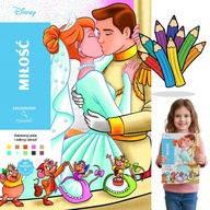 ART THERAPY DISNEY KOLOROWANKA ANTYSTRESOWA MALOWANIE PO NUMERACH DZIECI