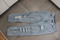 PRETTYLITTLETHING spodnie jeansy dziury 42