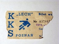 KKS Lech Poznań - PRL - bilet na mecz piłki nożnej 34