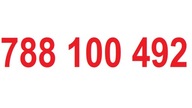 ZŁOTY NUMER T MOBILE 788 100 492