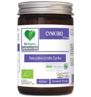 BeOrganic Cynk BIO 7,5 mg 60 tabletek