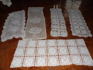 Zestaw koronkowych serwetek
