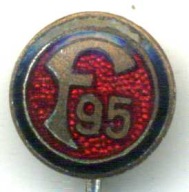 Odznaka Fortuna Düsseldorf. Stara. Niemcy