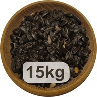 Słonecznik Czarny dla ptaków, Polski, od Rolnika, 15kg, 2025r