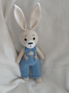 zajac maskotka - handmade szydelko