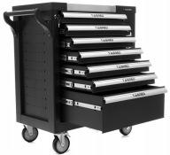 SZAFA WARSZTATOWA WÓZEK WARSZTATOWY NARZĘDZIOWY STALOWY BLAT X7 SZUFLAD