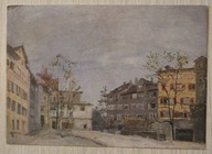 WŁODZIMIERZ ZAKRZEWSKI. Zurich Dom Lenina - olej, CZYSTA