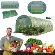 FOLIA ZAMIENNA NA TUNEL OGRODOWY FOLIOWY FOLIAK 6x3M 18M2 UV4 MOCNA PREMIUM