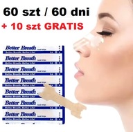 Plastry na nos Better Breath 60+10 Gratis Na chrapanie i Lepsze oddychanie