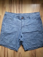 Śliczne szorty lniano bawełniane męskie r 52
