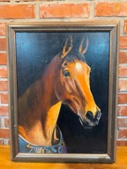 Obraz olejny na płótnie, 1982 rok, antyk