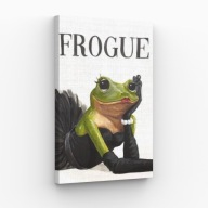 Obraz na Płótnie 40x70cm Frogue Żaba Przygoda Gra Wideo Nowoczesny Loft