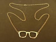 Naszyjnik w kształcie okularów, wisiorek