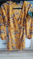 PRIMARK stylowa SUKIENKA kopertowa KWIATY j.NOWA ___ 38