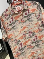 V Koszula hawajska Next krajobrazy palmy wyspy żaglówki rozmiar L