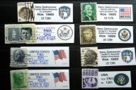 ZESTAW ZNACZKOW STARA AMERYKA USA