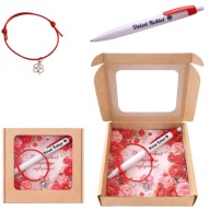 PREZENT NA DZIEŃ KOBIET IDEALNY BOX UPOMINEK DLA PAŃ PRACY BIURA SZKOŁY