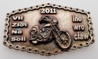 Znaczek, odznaka, blacha zlotowa, motocyklowa No.1985
