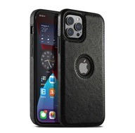 ETUI IPHONE 14 PRO APPLE PREMIUM SKÓRA CZARNA