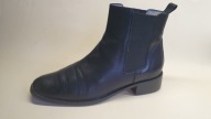 BALLY czarne skórzane kozaki sztyblety ZEMOLA r. 38,5