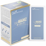 Suplement diety Biofarmacja Bio Magnez B6+B12+Zn magnez saszetki 20 szt.