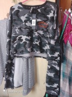 Bluza moro krótka criminal damage-- nowa