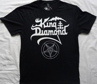 King Diamond Mercyful Fate T-Shirt Męski Czarny Koszulka Black Metal M