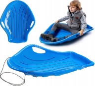 SZYBKIE SANKI PLASTIKOWE Z UCHWYTAMI I SZNURKIEM ŚLIZG BOBSLEJ SOLIDNE