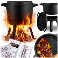 KOCIOŁEK ŻELIWNY 8L – NAJLEPSZY ZESTAW Z PATELNIĄ I PRZEPISAMI!