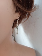 Kolczyki noże sztylety