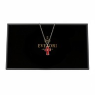 Naszyjnik Czerwony Krzyż Gotycki Vampire Y2K Stal Nierdzewna