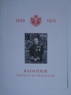 Monaco - Jubileusz Ks. Rainera - Mi. bl.6 **