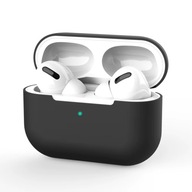 Etui z klapką do Apple AirPods Pro 1 / Pro 2 gen. czarne CASE SŁUCHAWKI