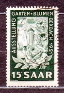 NIEMCY ( SAAR ) - znaczek kasowany z 1951 roku. X 1338