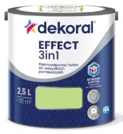 Dekoral Effect 3w1 Farba PLAMOODPORNA matowa zielony pistacjowy 2,5l